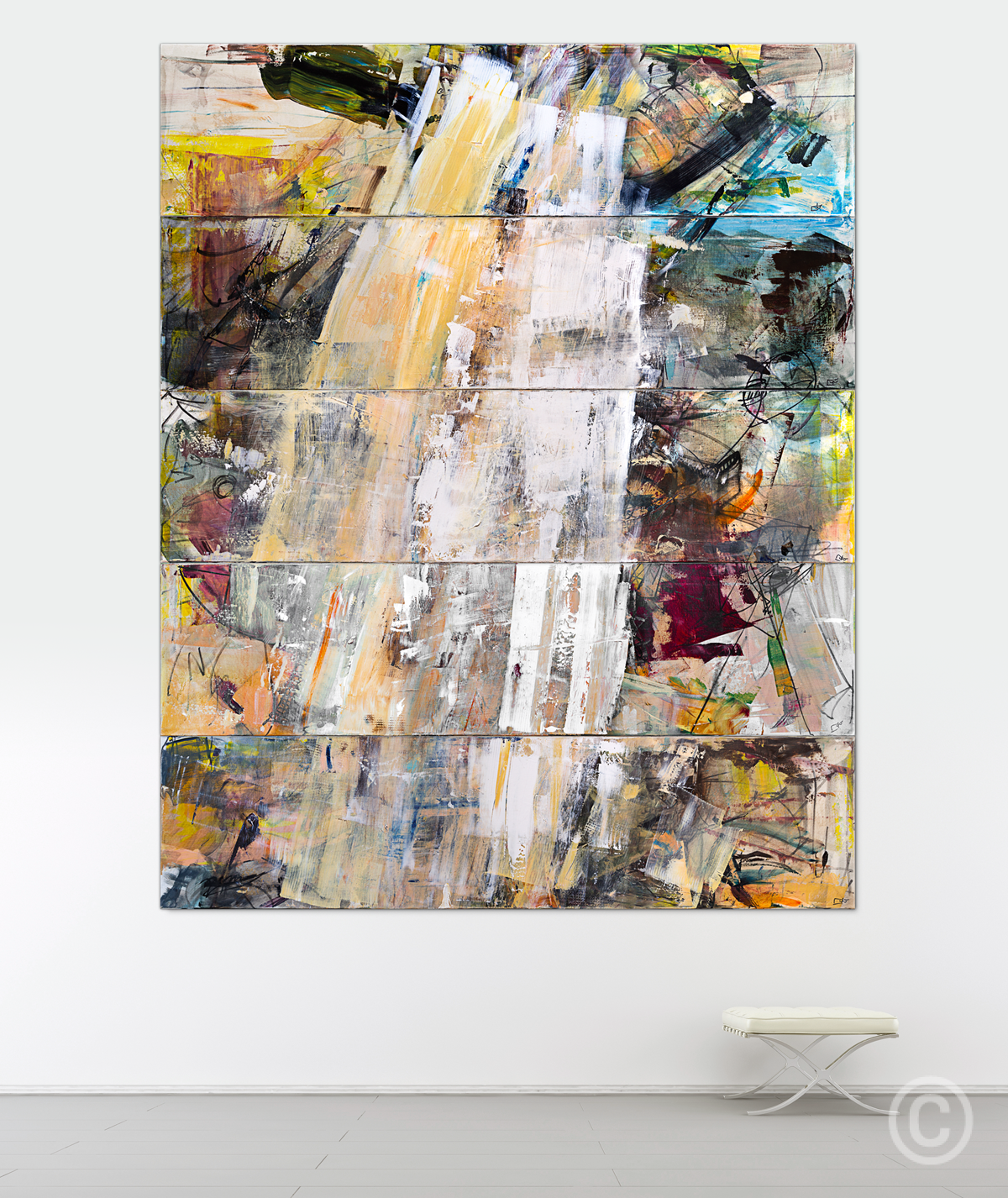 Blancs 12345 (exhibit) [200 x 250cm]
