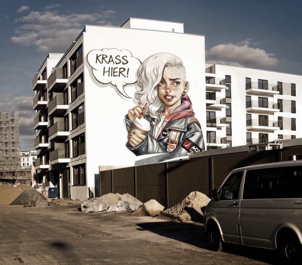 Is this our Berlin? Comic Europacity Berlin advertising -2-