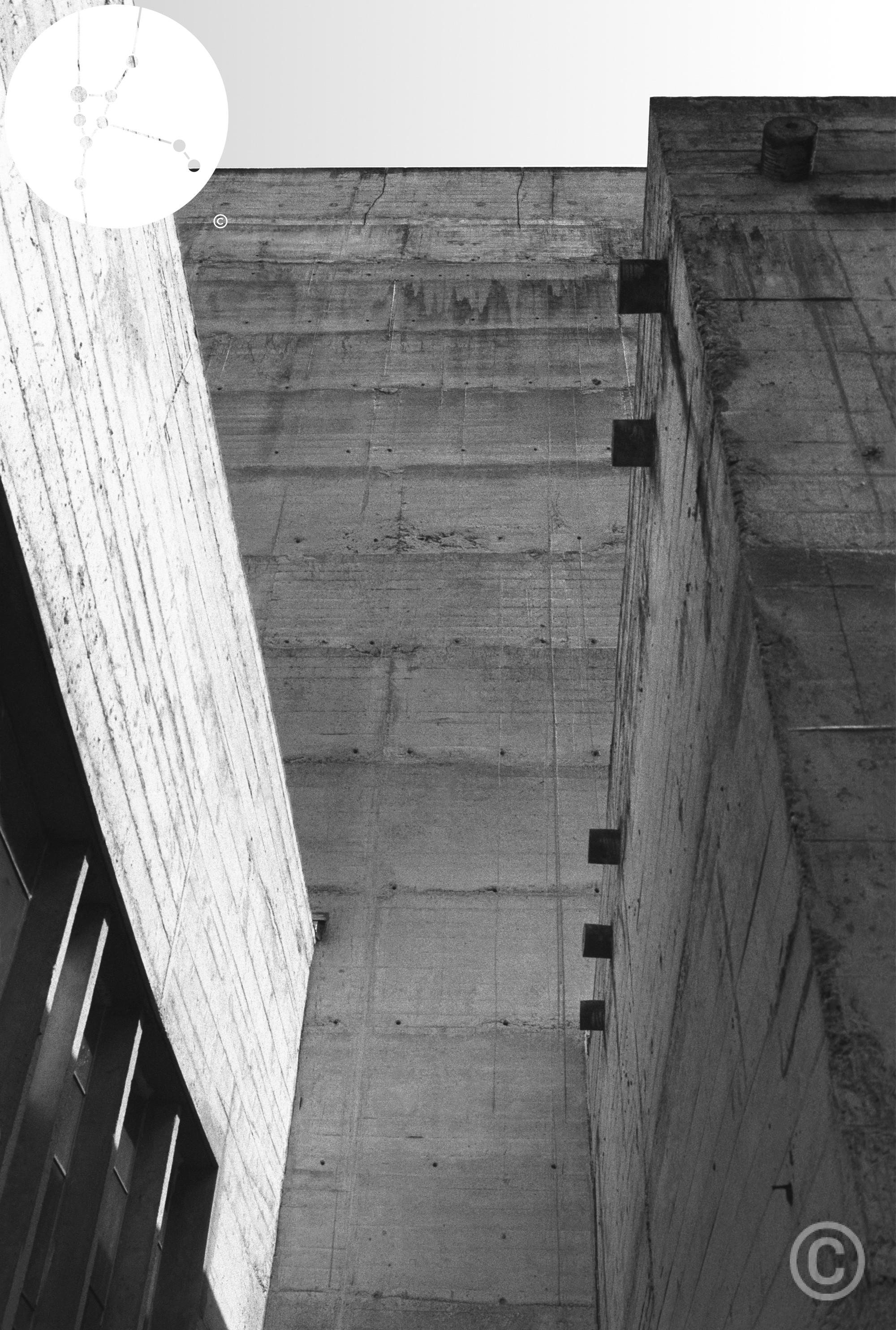 Façades Couvent de la Tourette Le Corbusier architect © Jerominus 1996