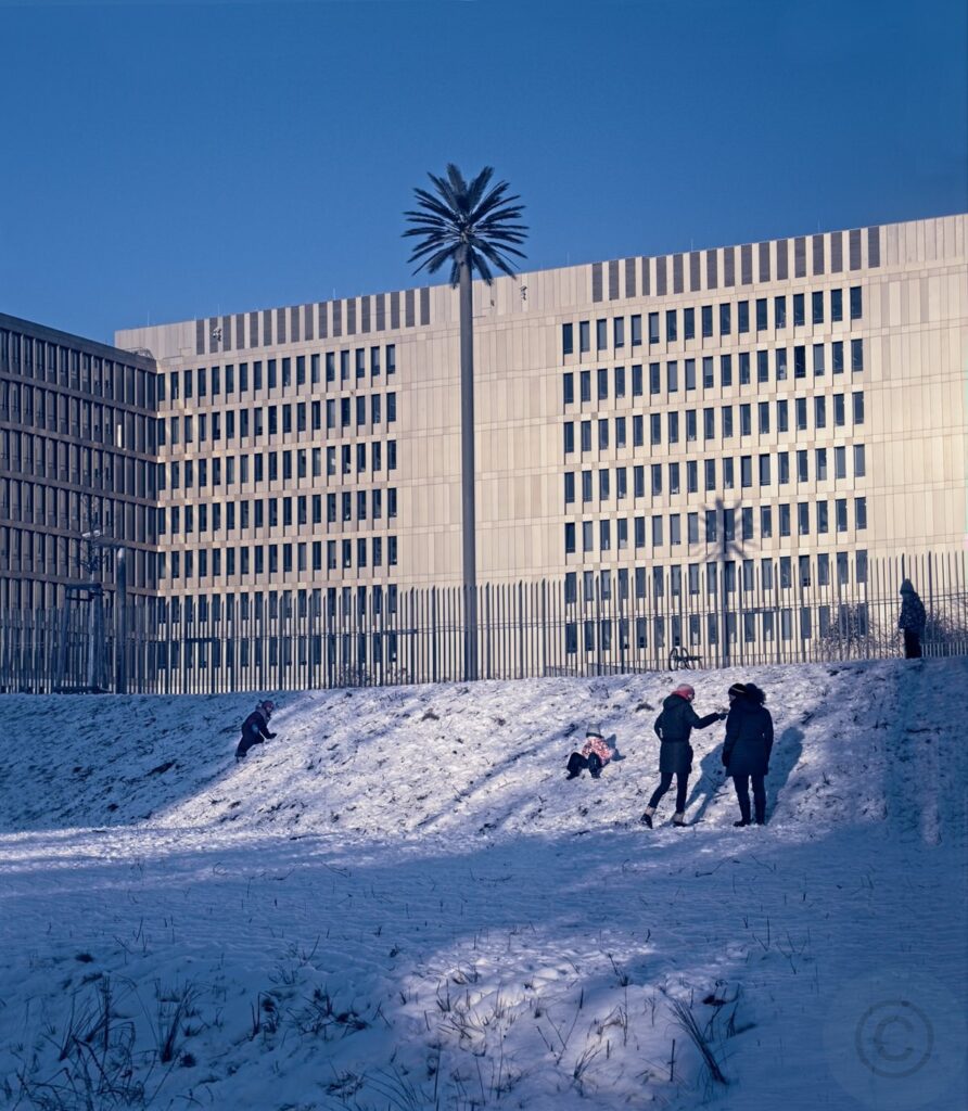 'I told you they had eyes everywhere!' BND Headquarters, Berlin